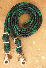 Load image into Gallery viewer, BRAIDED SPORTING REINS - Adjustable