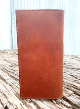 Load image into Gallery viewer, Genuine Leather Hand Carved Western Style Roper Bifold Wallet
