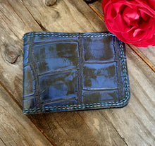 Load image into Gallery viewer, MENS EMBOSSED LEATHER WALLET