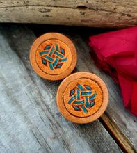 Load image into Gallery viewer, GENUINE COWGIRL CANDY LEATHER and WOOD STUDS - 20mm COLLECTION