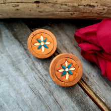 Load image into Gallery viewer, GENUINE COWGIRL CANDY LEATHER and WOOD STUDS - 20mm COLLECTION