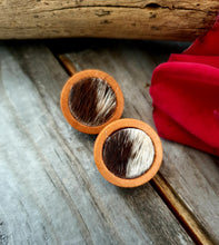 Load image into Gallery viewer, HAIR ON HIDE WOODEN COWGIRL CANDY STUDS - 20mm COLLECTION