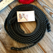 Load image into Gallery viewer, 6 or 7 FT BRAIDED SPLIT REINS