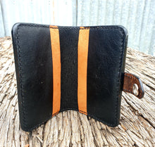 Load image into Gallery viewer, Western Style Hand Carved Card Wallet - Painted Flower