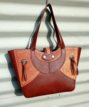 Load image into Gallery viewer, WESTERN STYLE HANDMADE TOTE- "THE BOSS LADY"