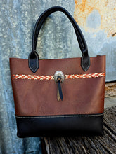 Load image into Gallery viewer, WESTERN STYLE HANDMADE TOTE- "THE SHEARERS WIFE"