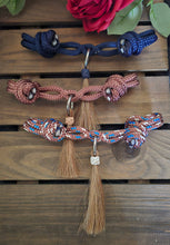 Load image into Gallery viewer, KNOTTED ROPE CHIN STRAP with HORSEHAIR TASSEL