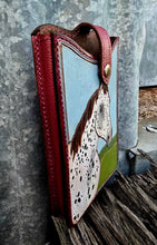 Load image into Gallery viewer, Western Style Tooled Phone or Saddle Pouch - Appaloosa Horse