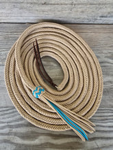 Load image into Gallery viewer, HAND BRAIDED MECATE with or without Slobber Straps
