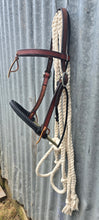 Load image into Gallery viewer, Cotton Training Reins for Loping Hackamores