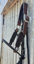 Load image into Gallery viewer, LARIAT NOSE LEATHER BRONC HALTER