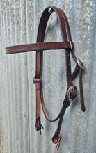 Load image into Gallery viewer, Custom Made Work/Show/Ranch Bridle Leather Headstall - Cob or Full