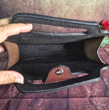 Load image into Gallery viewer, Tooled Longhorn Leather Clutch