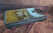 Load image into Gallery viewer, Western Style Tooled Phone or Saddle Pouch - Australian Brumby