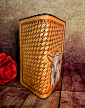 Load image into Gallery viewer, Genuine Leather Hand Carved Western Roper Wallet 'Playin With The Big Boys'