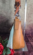 Load image into Gallery viewer, Hair On Hide Cowgirl Bucket Bag with Tooled Strap Genuine Leather