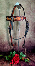 Load image into Gallery viewer, Dark Horse Collection - Shaped Brow Headstall "Gunslinger"
