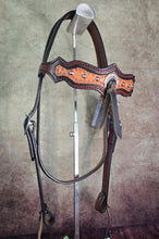 Load image into Gallery viewer, Dark Horse Collection - Shaped Brow Headstall "Gunslinger"