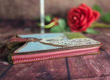 Load image into Gallery viewer, Western Style Tooled Phone or Saddle Pouch - Appaloosa Horse