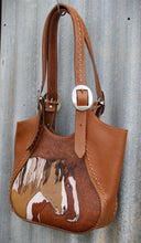 Load image into Gallery viewer, Handmade Genuine Leather Bag 'Painted Pair"