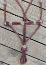 Load image into Gallery viewer, ROPE HALTER With DECORATIVE KNOTS - 35 colours and 6 sizes
