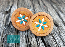 Load image into Gallery viewer, GENUINE COWGIRL CANDY LEATHER and WOOD STUDS - 20mm COLLECTION