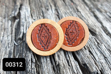 Load image into Gallery viewer, GENUINE COWGIRL CANDY LEATHER and WOOD STUDS - 20mm COLLECTION