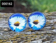 Load image into Gallery viewer, 12MM ROUND CAB COWGIRL CANDY EARRING - FLOWERS COLLECTION