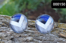 Load image into Gallery viewer, 12MM ROUND CAB COWGIRL CANDY EARRINGS - PATTERNS COLLECTION 1