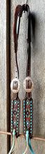 Load image into Gallery viewer, BEADED BUCKSTITCHED ONE EARRED HEADSTALL