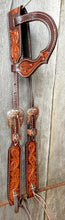 Load image into Gallery viewer, CARVED SHAPED EAR PEICE ONE EARRED HEADSTALL