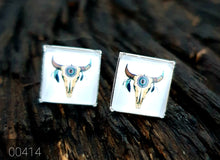 Load image into Gallery viewer, SQUARE COWGIRL CANDY CAB EARRINGS COLLECTION