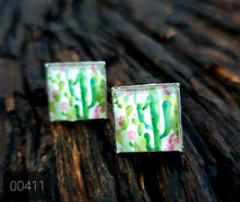 Load image into Gallery viewer, SQUARE COWGIRL CANDY CAB EARRINGS COLLECTION
