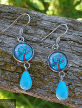 Load image into Gallery viewer, 12MM CAB COWGIRL CANDY CRYSTAL/STONE DANGLE EARRINGS COLLECTION
