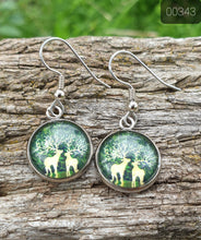 Load image into Gallery viewer, 12MM ROUND CAB COWGIRL CANDY DANGLE EARRINGS COLLECTION