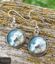 Load image into Gallery viewer, 12MM ROUND CAB COWGIRL CANDY DANGLE EARRINGS COLLECTION