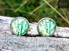Load image into Gallery viewer, 14MM COWGIRL CANDY EARRINGS PATTERNS/FLOWERS