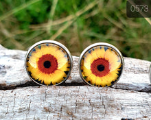 Load image into Gallery viewer, 14MM COWGIRL CANDY EARRINGS PATTERNS/FLOWERS