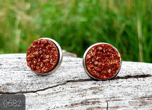 Load image into Gallery viewer, 12MM DRUZY CAB COWGIRL CANDY EARRINGS COLLECTION