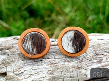 Load image into Gallery viewer, HAIR ON HIDE WOODEN COWGIRL CANDY STUDS - 20mm COLLECTION