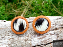 Load image into Gallery viewer, HAIR ON HIDE WOODEN COWGIRL CANDY STUDS - 20mm COLLECTION