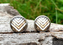 Load image into Gallery viewer, 12MM ROUND CAB COWGIRL CANDY EARRINGS - PATTERNS COLLECTION 3