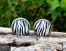 Load image into Gallery viewer, 12MM ROUND CAB COWGIRL CANDY EARRINGS - ANIMALS COLLECTION