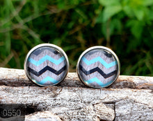 Load image into Gallery viewer, 12MM ROUND CAB COWGIRL CANDY EARRINGS - PATTERNS COLLECTION 3