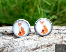 Load image into Gallery viewer, 12MM ROUND CAB COWGIRL CANDY EARRINGS - ANIMALS COLLECTION