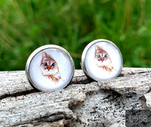 Load image into Gallery viewer, 12MM ROUND CAB COWGIRL CANDY EARRINGS - ANIMALS COLLECTION