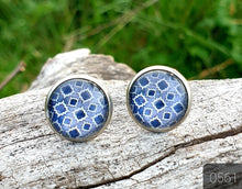 Load image into Gallery viewer, 12MM ROUND CAB COWGIRL CANDY EARRINGS - PATTERNS COLLECTION 3