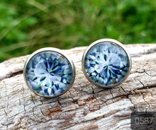 Load image into Gallery viewer, 12MM ROUND CAB COWGIRL CANDY EARRINGS - PATTERNS COLLECTION 2