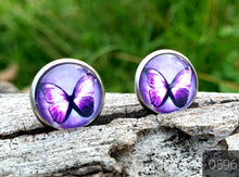 Load image into Gallery viewer, 12MM ROUND CAB COWGIRL CANDY EARRINGS - ANIMALS COLLECTION