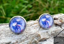 Load image into Gallery viewer, 12MM ROUND CAB COWGIRL CANDY EARRING - FLOWERS COLLECTION